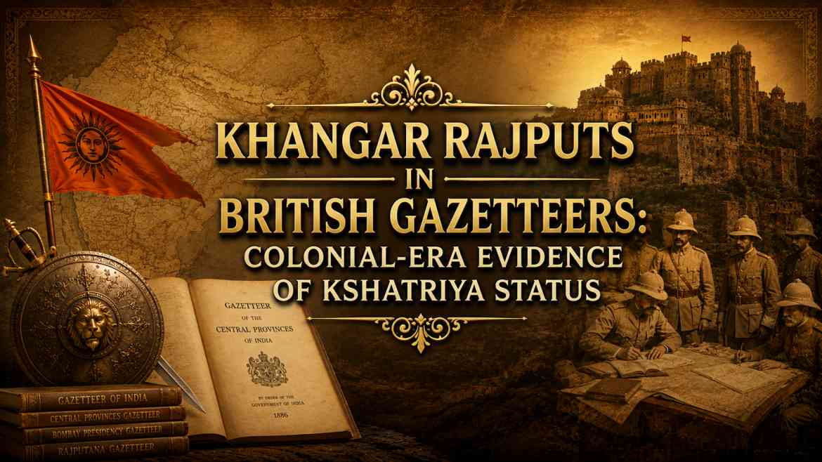Khangar Rajputs in British Gazetteers: Colonial-Era Evidence of Kshatriya Status
