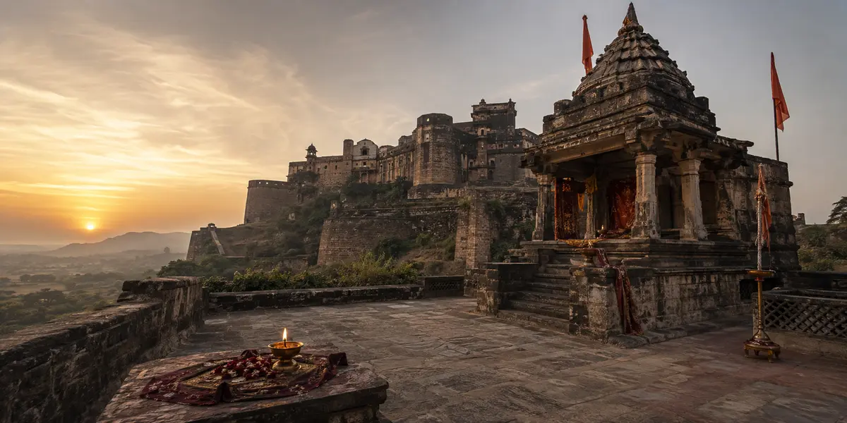 गढ़कुंडर स्थित मां गजानन मंदिर और खंगार क्षत्रिय कुलदेवी परंपरा