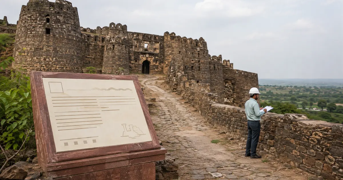 गढ़कुंडर किला संरक्षित स्मारक दर्जा और पुरातत्व विभाग निरीक्षण